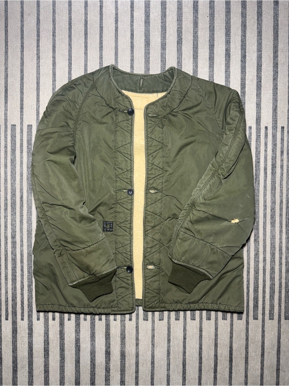Rare Vintage 1964 US Air Force (USAF) MIL-L-4889C Wool Pile Coat Liner Jacket